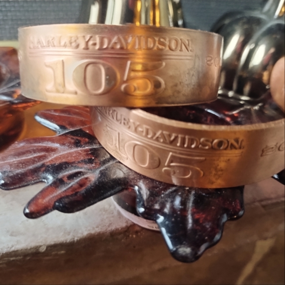 SOLD - Gifted To Some Special Friends105th Anniversary Harley Davidson bracelets